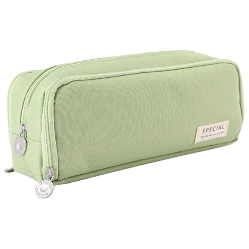 Vibhgtf Schreibwaren Stifttasche – Große Kapazität Federmäppchen mit 3 Sektionen | Organizer für Mädchen, Teenager, Erwachsene, Schulbedarf, College Schreibtisch, Büro, Tragbare Stiftebox von Vibhgtf