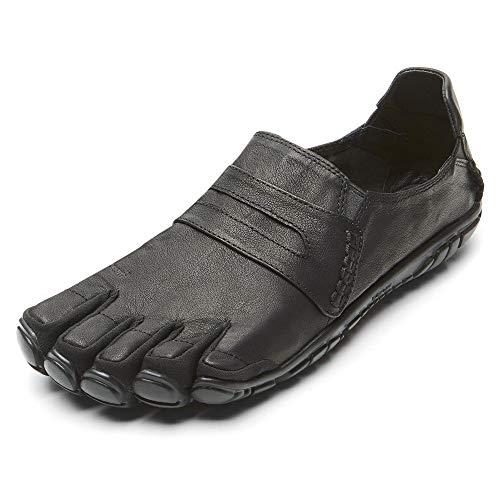 Vibram Five Fingers Men's CVT-Hemp Minimalist Casual Walking Shoe (40 EU/8-8.5, Black Leather) (Black Leather, Numeric_9) von Vibram