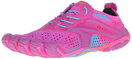 Vibram FiveFingers Damen 16W3107 V-Run Outdoor Fitnessschuhe, Mehrfarbig (Lila/Blau), 36 EU von Vibram