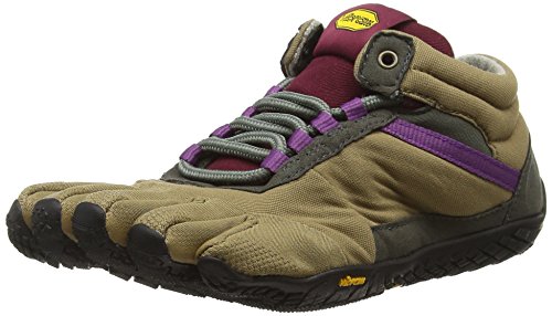 Vibram FiveFingers 15W5304 TREK Ascent Insulated, Outdoor Fitnessschuhe Damen, Mehrfarbig (Khaki/grape), 36 EU von Vibram