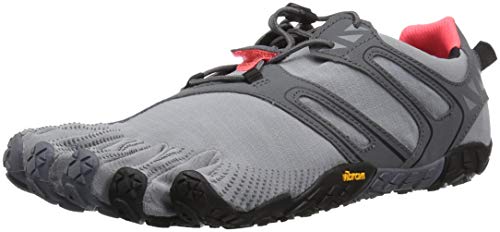 Vibram FiveFingers Damen V-Trail Sneaker, Mehrfarbig (Grey/Black/Orange 17w6906), 37 EU von Vibram