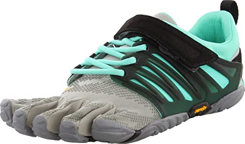 Vibram FiveFingers 18W6601 V-TRAIN, Fitnessschuhe Damen, Grau (Grey/Black/Aqua), 36 EU von Vibram