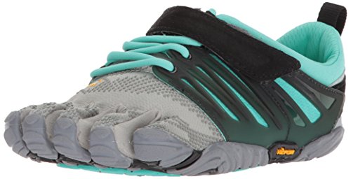 Vibram FiveFingers 18W6601 V-TRAIN, Fitnessschuhe Damen, Grau (Grey/Black/Aqua), 36 EU von Vibram