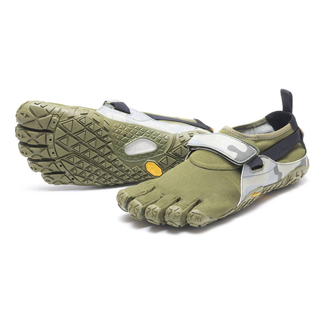 VIBRAM Barfußschuh SPYRIDON-EVO Herren Grün Gr. 42 von Vibram Fivefingers