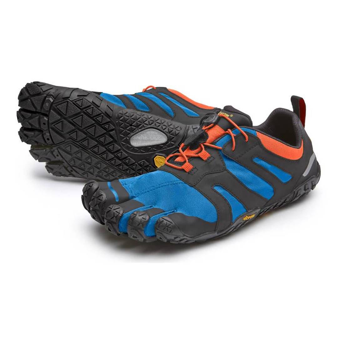 VIBRAM Zehenschuhe V-TRAIL 2.0 Herren Blau Gr. 46 von Vibram Fivefingers