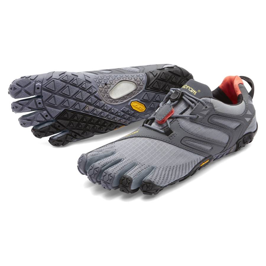 VIBRAM FiveFingers V-TRAIL Damen grey-orange Gr. 36 von Vibram Fivefingers