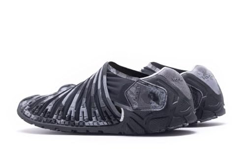 Vibram Furoshiki EVO Men- Herren Barfußschuh/Wickelschuh mit Neuer Rutschfester und gepolsterter EVO-Sohle, Size:41 EU, Color:Marble Black von Vibram