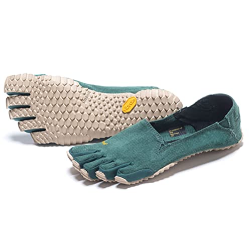 Vibram Damen Fünf Finger CVT LB Grün Beige Slip On, Grün / Beige, 38/38.5 EU von Vibram