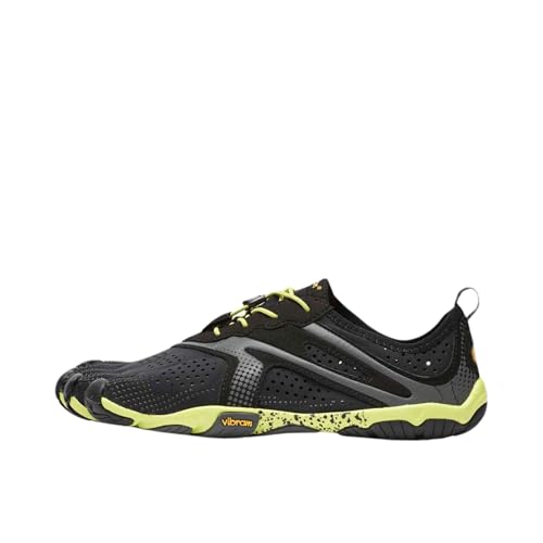 Vibram FiveFingers 16M3101 V-RUN, Laufschuhe Herren, Schwarz (Black/Yellow), 39 EU von Vibram