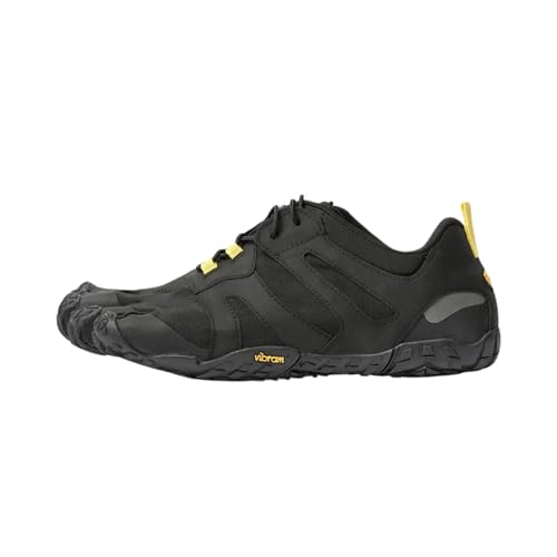 Vibram FiveFingers 19M7601 V-Trail 2.0, Traillaufschuhe Herren, Schwarz (Black/Yellow), 47 EU von Vibram