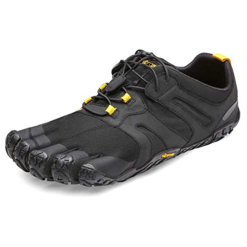 Vibram FiveFingers 19W7601 V-Trail 2.0, Traillaufschuhe Damen, Schwarz (Black/Yellow), 38 EU von Vibram