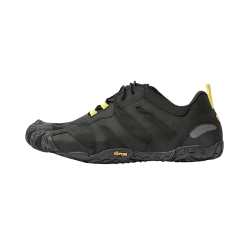 Vibram FiveFingers 19W7601 V-Trail 2.0, Traillaufschuhe Damen, Schwarz (Black/Yellow), 42 EU von Vibram
