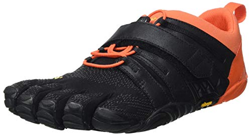 Vibram Herren V-Train 2.0 Sneaker, Black/Orange, 45 EU von Vibram