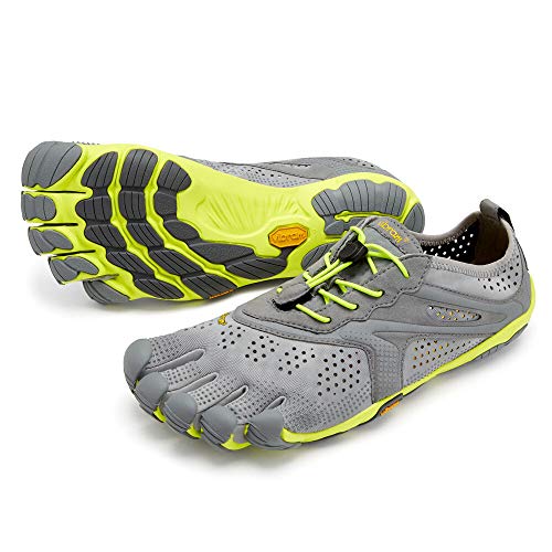 Vibram Fivefingers V-Run Herren Zehenschuhe Grey Gr. 41 von Vibram