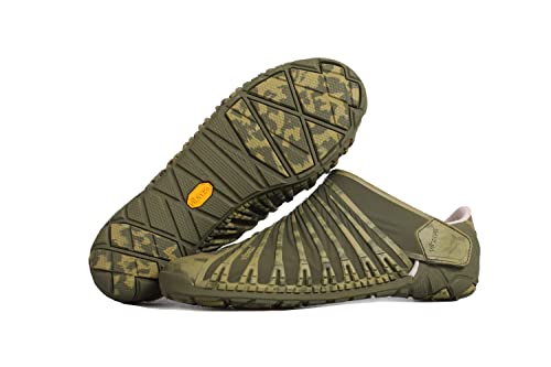 Vibram Furoshiki EVO Men- Herren Barfußschuh/Wickelschuh mit Neuer Rutschfester und gepolsterter EVO-Sohle, Size:40 EU, Color:Marble Olive von Vibram