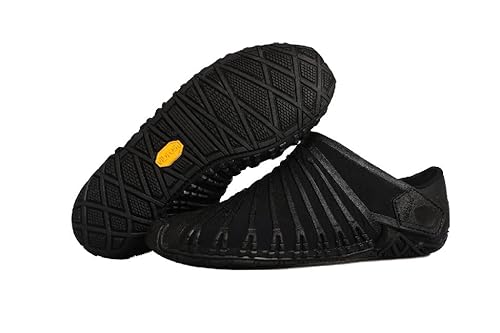 Vibram Furoshiki Kids- Rutschfester Barfußschuh/Wickelschuh für Kinder, Color:Black, Size:29-30 EU von Vibram