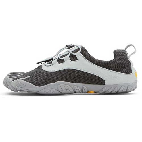 Vibram Herren V-Run Retro Sneaker, Grau Schwarz, 47 EU von Vibram