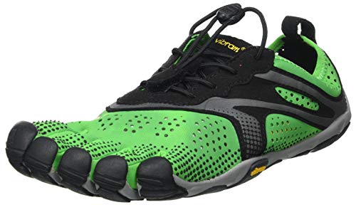 Vibram Herren V-Run Sneaker, Green/Black, 41 EU von Vibram