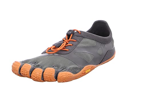 Vibram Men's KSO EVO Cross Training Shoe, Grey/Orange, 43 EU/9.5-10 M US von Vibram