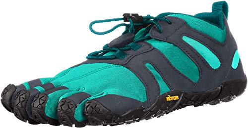 Vibram Damen V-Trail 2.0 Sneaker, Blue/Green, 36 EU von Vibram