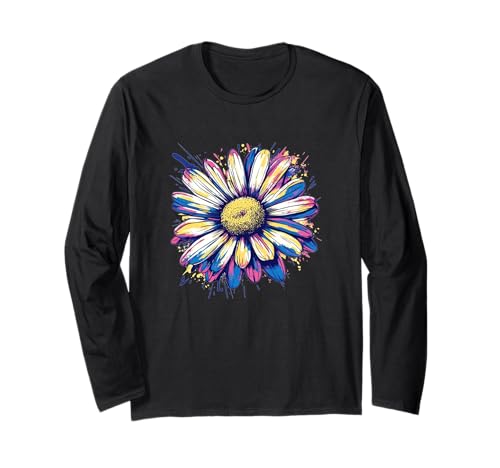 Lässiger Gänseblümchen-Look für Jungen und Mädchen Langarmshirt Lässiger Gänseblümchen-Look für Jungen und Mädchen Langarmshirt von Vibrant Daisy Look