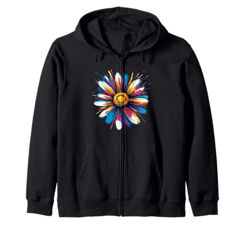 Tolle Gänseblümchenblüten in tollen Farben für Erwachsene und Kinder Kapuzenjacke Tolle Gänseblümchenblüten in tollen Farben für Erwachsene und Kinder Kapuzenjacke von Vibrant Daisy Look