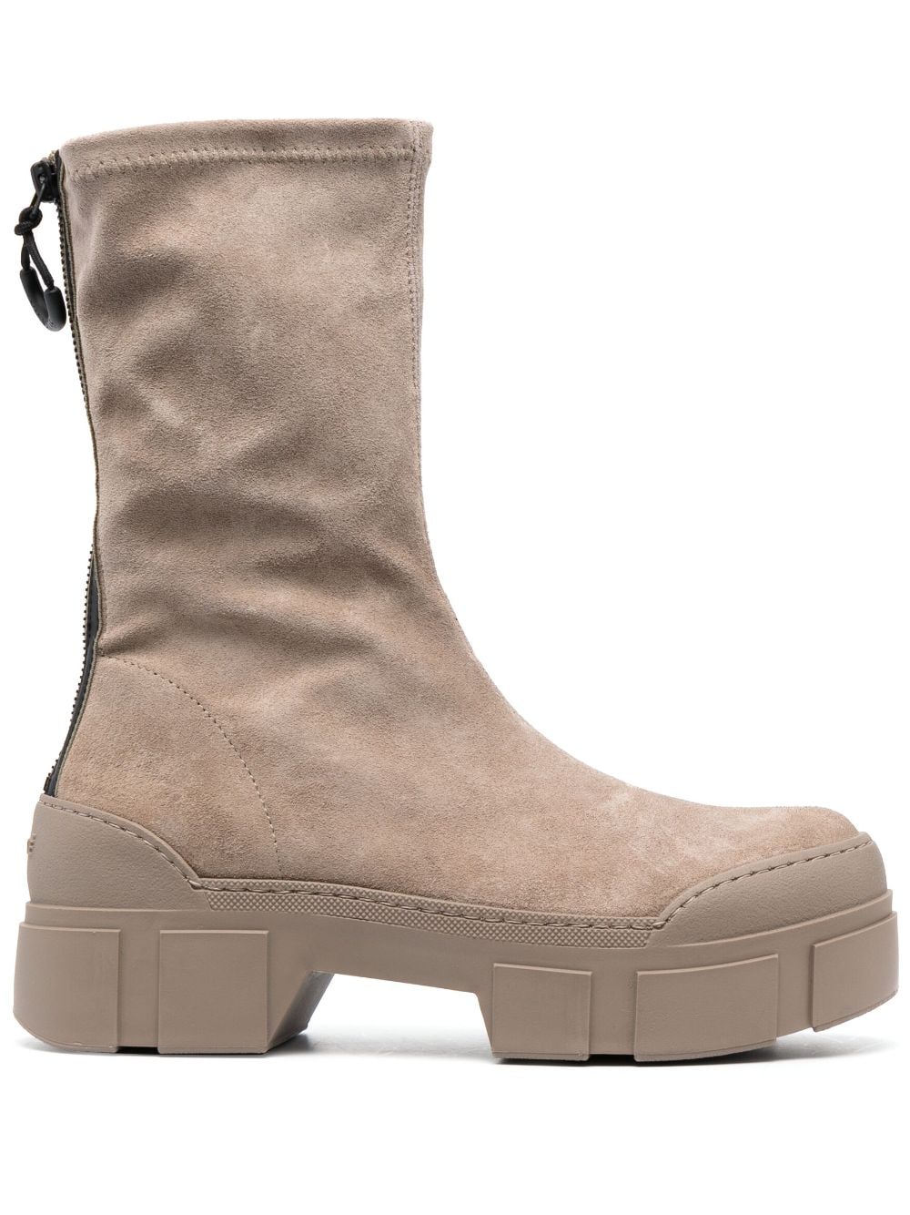 Vic Matie Stiefeletten aus Wildleder 40mm - Nude von Vic Matie