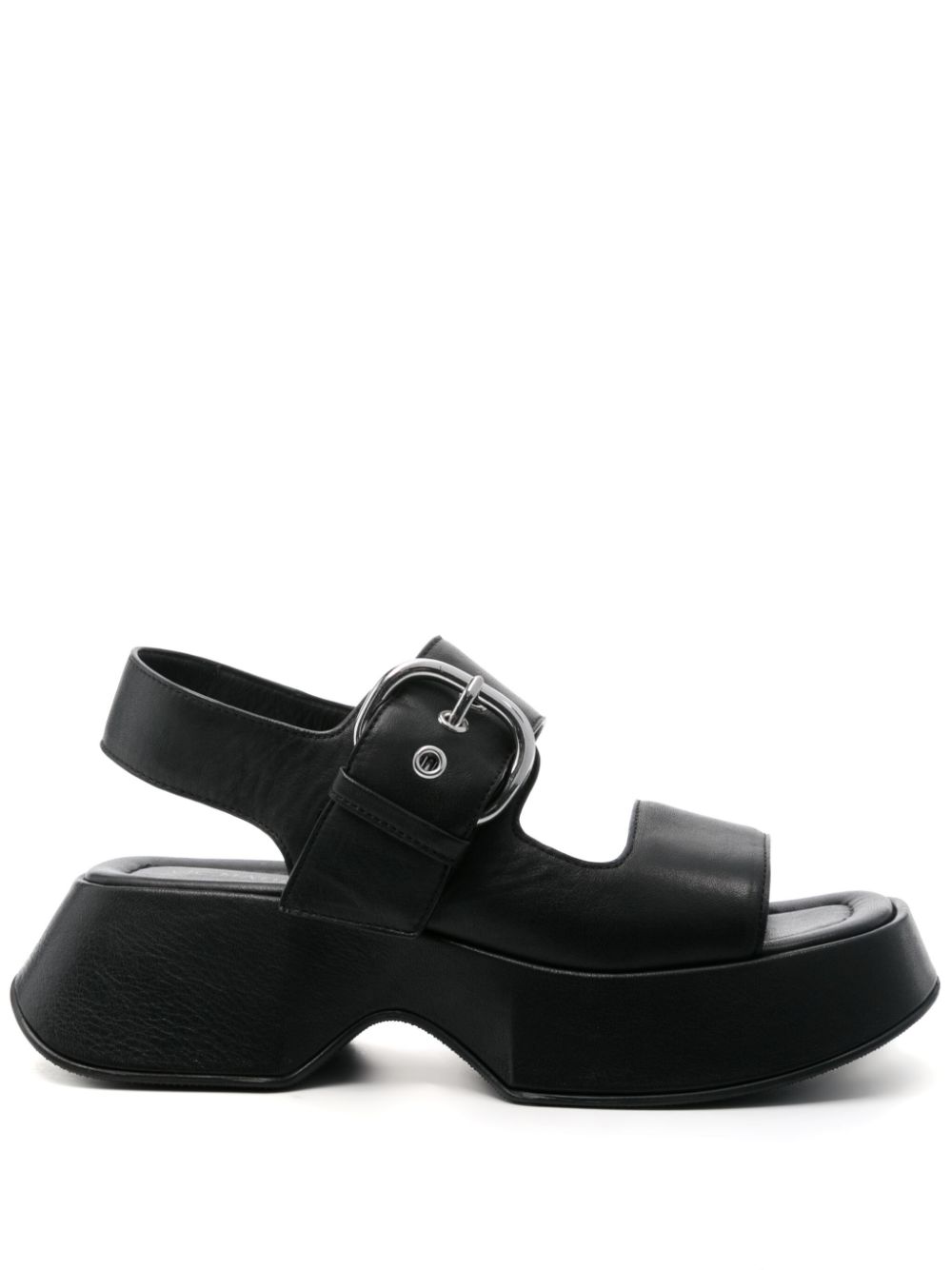 Vic Matie Flatform-Sandalen - Schwarz von Vic Matie