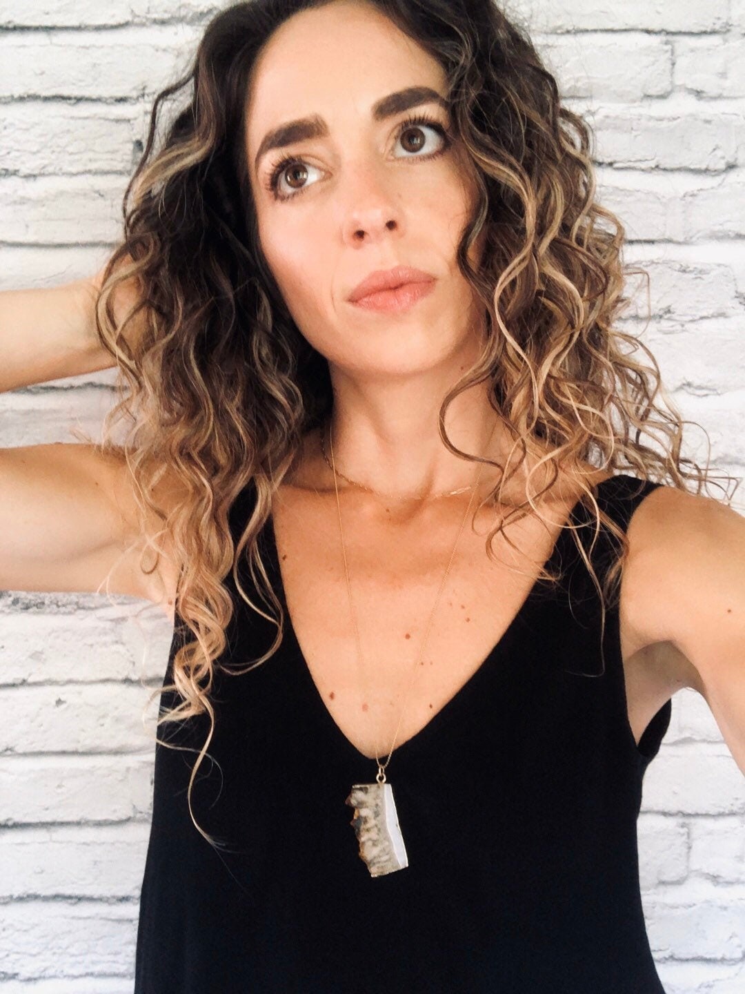 Citrin Halskette » Gold Rand Kristall Geode Druzy Naturstein Schmuck Anhänger Boho Layered Layering Halsketten Citrin Halskette » Gold Rand Kristall Geode Druzy Naturstein Schmuck Anhänger Boho Layered Layering Halsketten von ViceAndVirtueNYC