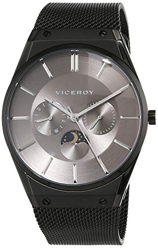 Viceroy Herren Analog Quarz Uhr mit Edelstahl Armband 42245-57 von Viceroy