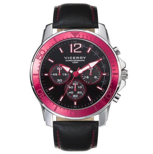 Viceroy Armbanduhr SR Chronograph Stahl Watch Sport 46633-75 von Viceroy