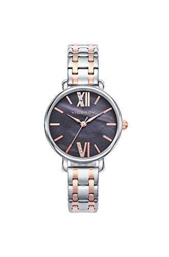 Viceroy Damen Analog Quarz Uhr mit Edelstahl Armband 461040-93 von Viceroy