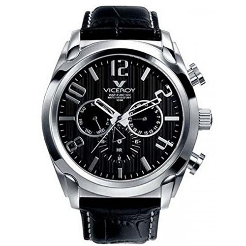 Viceroy Herren Analog Quarz Uhr mit Leder Armband 40347-55 Viceroy Herren Analog Quarz Uhr mit Leder Armband 40347-55 von Viceroy