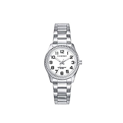 Viceroy Damen Analog Quarz Uhr mit Edelstahl Armband 40860-04 von Viceroy