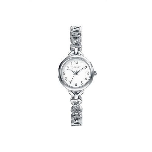 Viceroy Mädchen Analog Quarz Uhr mit Edelstahl Armband 42204-85 von Viceroy
