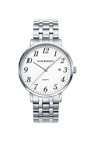 Viceroy Herren Analog Quarz Uhr mit Edelstahl Armband 42235-04 Viceroy Herren Analog Quarz Uhr mit Edelstahl Armband 42235-04 von Viceroy