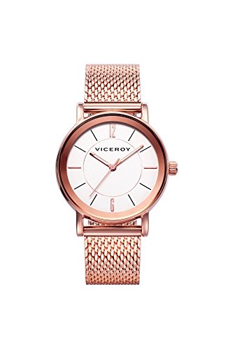 Viceroy Damen Analog Quarz Uhr mit Edelstahl Armband 40898-97 von Viceroy