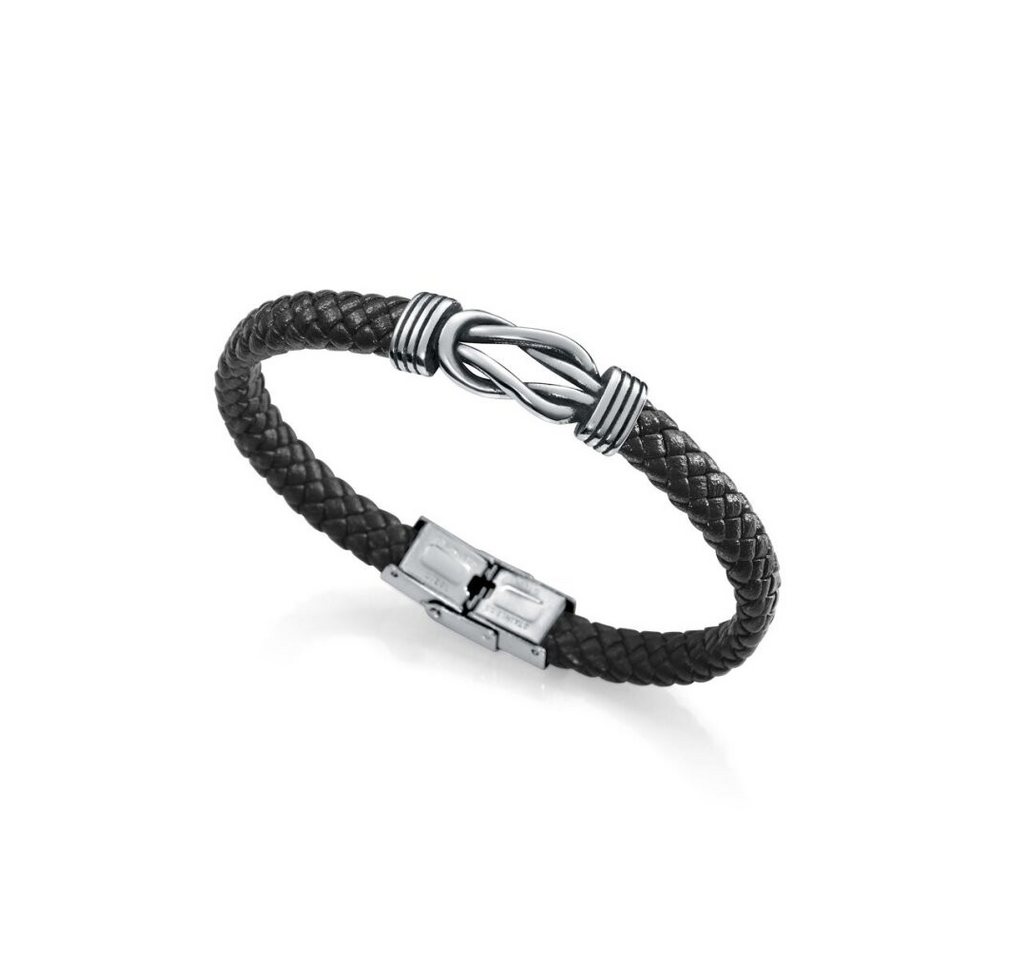 Viceroy Armband Herren Lederarmband mit Stahlverzierung Beat 1304P01010 Viceroy Armband Herren Lederarmband mit Stahlverzierung Beat 1304P01010 von Viceroy