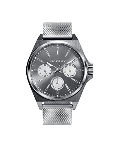Viceroy Herren Multi Zifferblatt Quarz Smart Watch Armbanduhr mit Edelstahl Armband 471147-17 von Viceroy