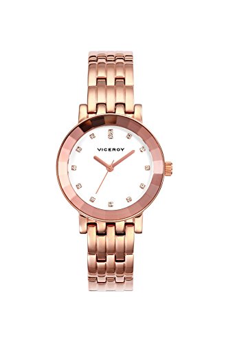 Viceroy Damen Analog Quartz Uhr mit Edelstahl Armband 47814-00 von Viceroy