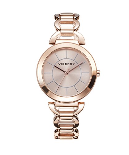 Viceroy Damen Analog Quarz Uhr mit Edelstahl Armband 40822-27 von Viceroy