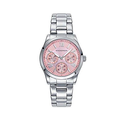 Viceroy Damen Analog Quarz Uhr mit Edelstahl Armband 42212-73 von Viceroy