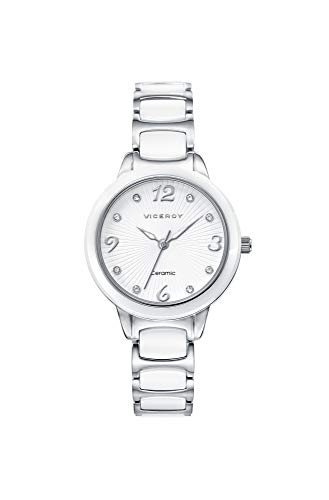 Viceroy Damen Analog Quarz Uhr mit Edelstahl Armband 471004-05 von Viceroy