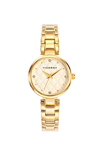 Viceroy Damen Analog Quarz Uhr mit Edelstahl Armband 471064-23 von Viceroy