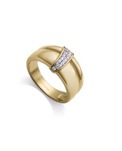 Viceroy Damenring aus Sterlingsilber mit Goldbeschichtung 9150A016-30 von Viceroy