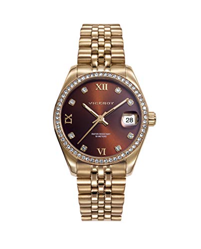 Viceroy Reloj Chic 42416-43 Mujer Acero IP Dorado von Viceroy