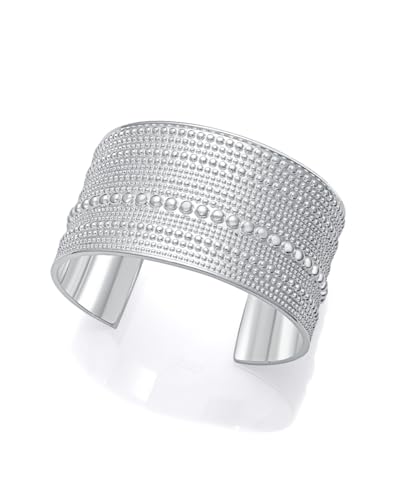 Viceroy Fashion Damen-Armreif 14316P01000 – Stahl versilbert – Starres Design mit Kugeln, Kollektion Laura Escanes von Viceroy