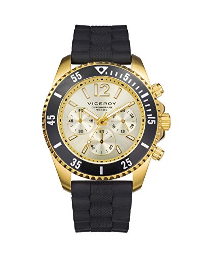 Viceroy Heat Uhr 401223-95 Gold IP Mann von Viceroy