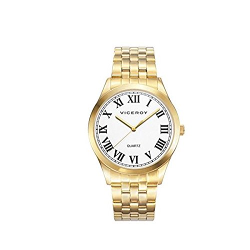Viceroy Herren Analog Quarz Uhr mit Edelstahl Armband 42231-02 von Viceroy