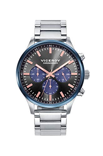 Viceroy Herren Chronograph Quartz Uhr mit Edelstahl Armband 471055-57 von Viceroy